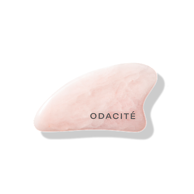 Odacite Gua Sha Crystal Contour Rose Quartz