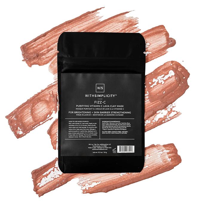 WithSimplicity Fizz-C | Purifying Vitamin C Lava Clay Mask