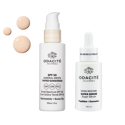 Odacite Sun Defense Performance Duo SPF 50 + Super Serum